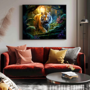 Poster: Majestic Tiger Chinese Zodiac Artistry
