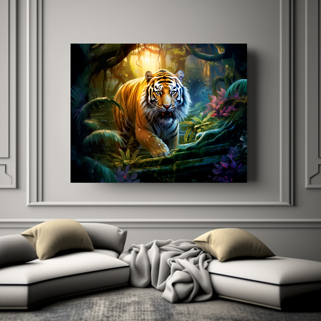 Poster: Majestic Tiger Chinese Zodiac Artistry – Bild 3