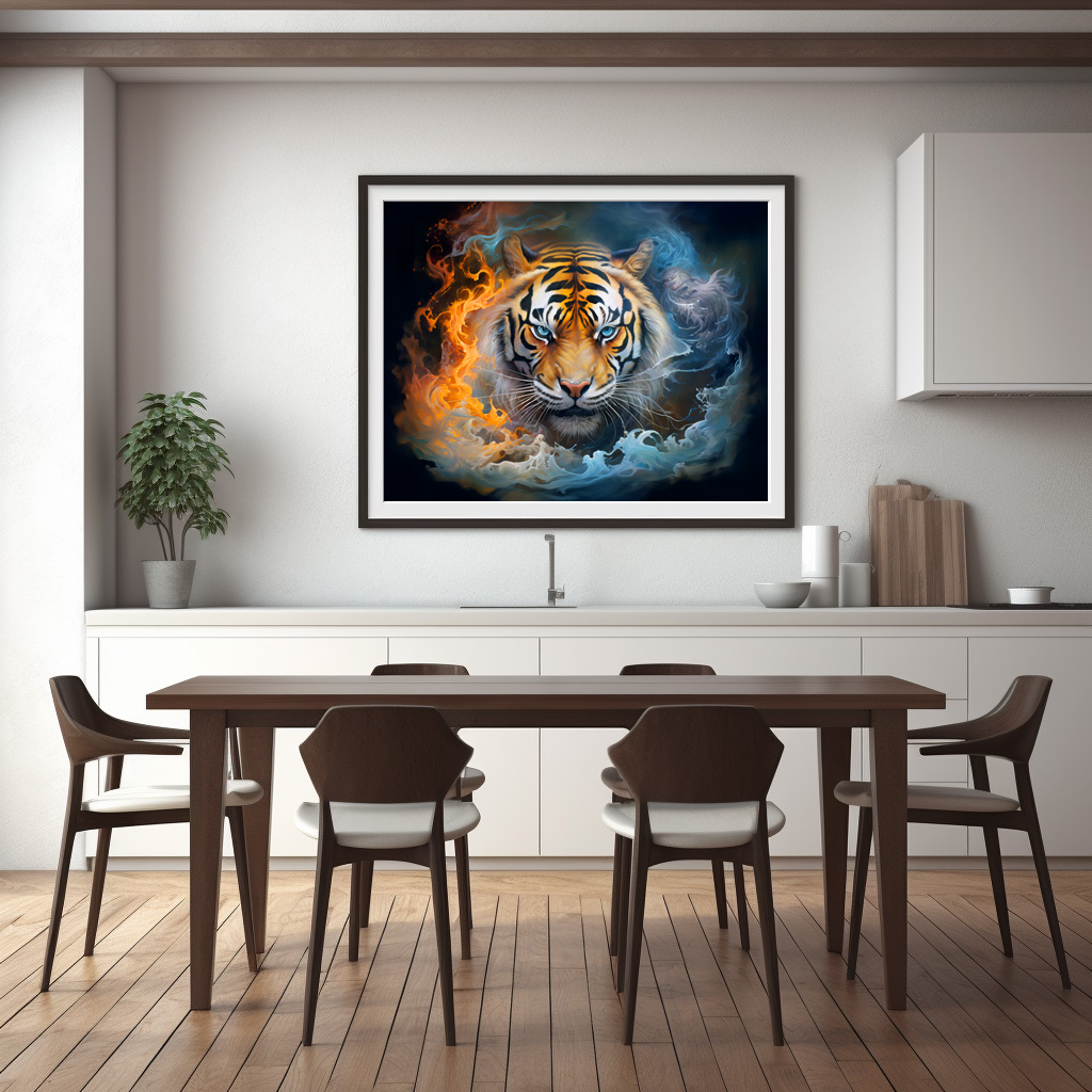 Poster: Majestic Tiger Chinese Zodiac Artistry - immagine 3