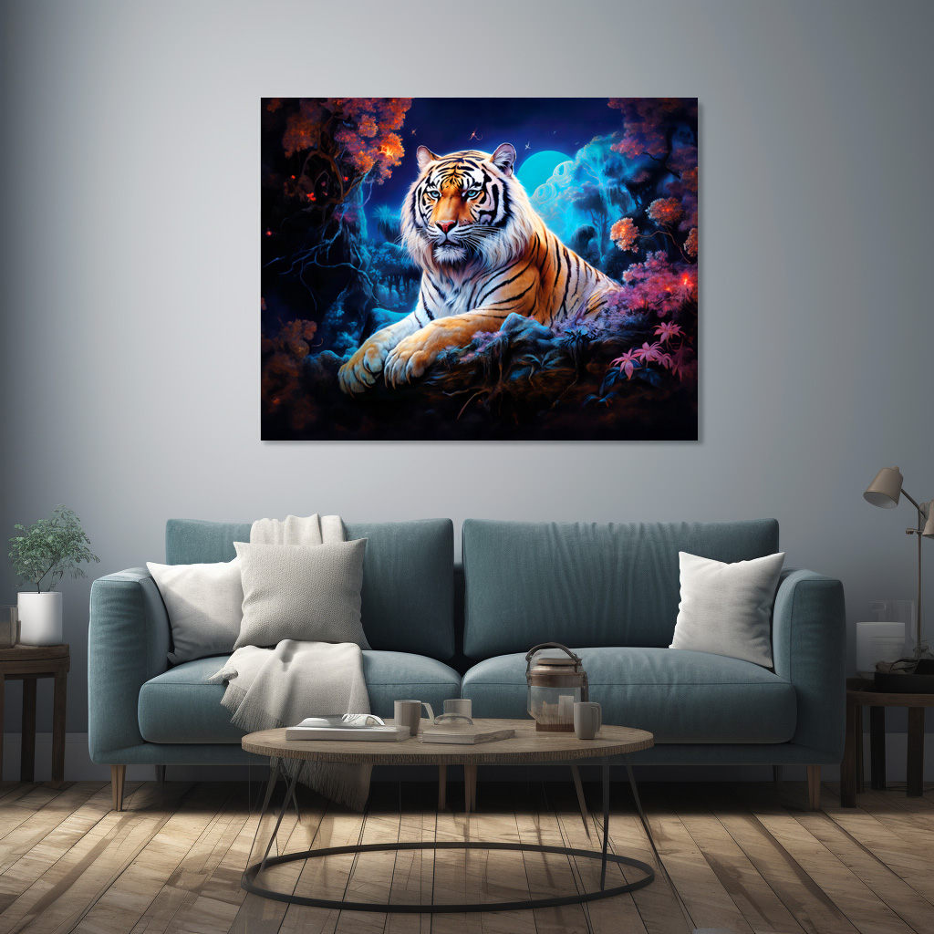 Poster: Majestic Tiger Chinese Zodiac Artistry - Imagen 2