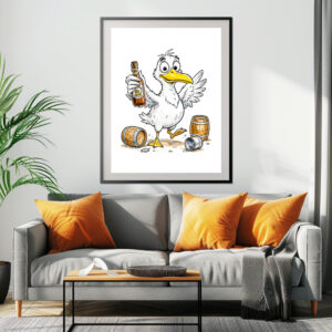 Poster: Comic Bird Barrel Dance