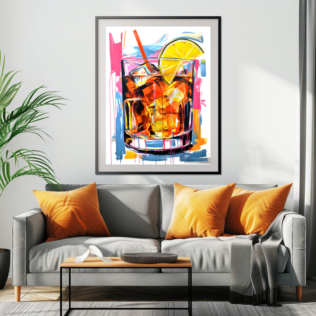 Poster: Canvas Cocktails Abstract Artistry Meets Mixology. - immagine 2