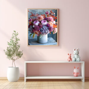 Poster: Colorful Summer Bouquet Still Life