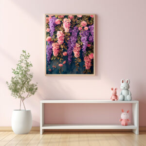 Poster: Wisteria Flower Cluster Still Life