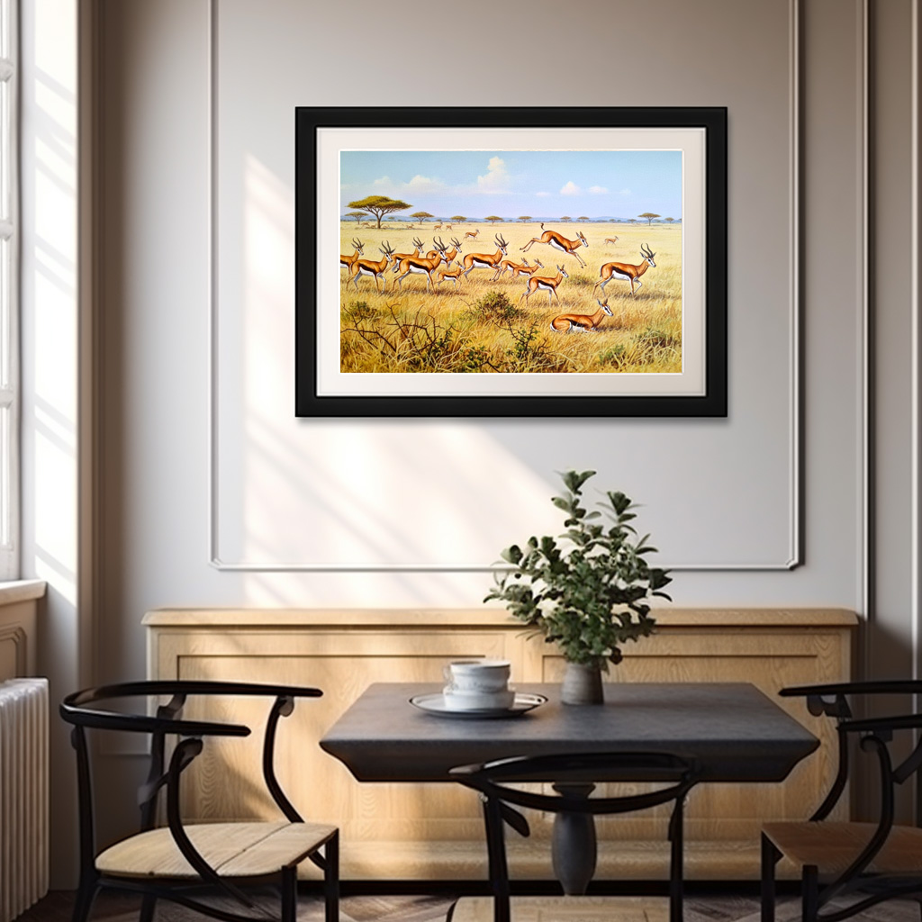 Poster: Springböcke in Afrika - immagine 2
