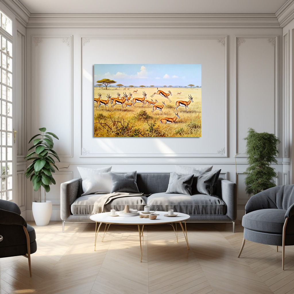 Poster: Springböcke in Afrika - immagine 3
