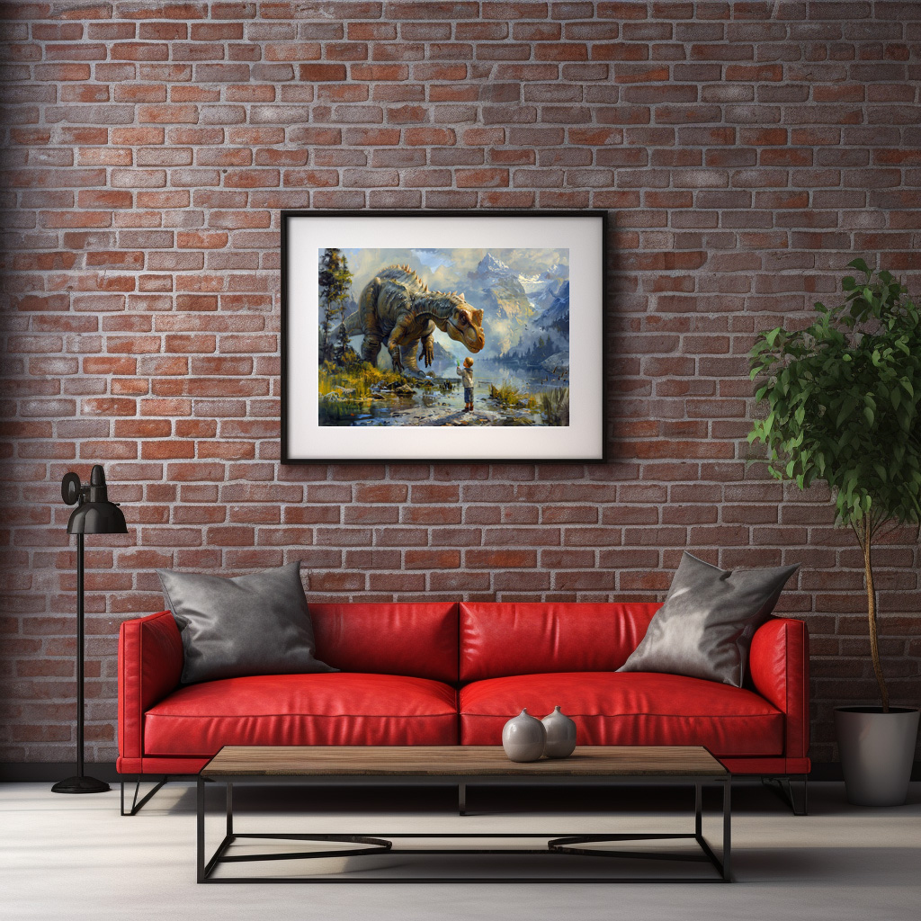 Poster: Dinosaurier und kleiner Junge - mein bester Freund - immagine 3