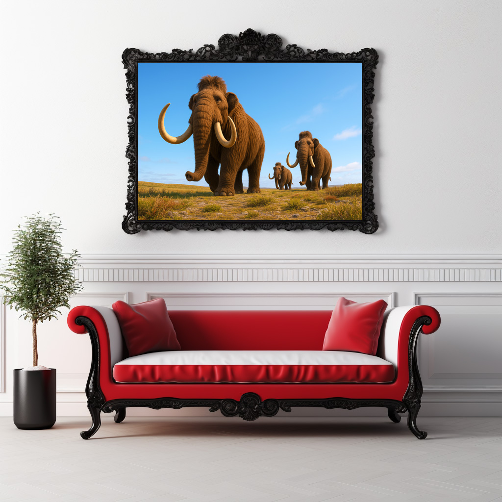 Poster: Ausgestorben in der Eiszeit - Mammut Mammuthus primigenius - Imagen 3