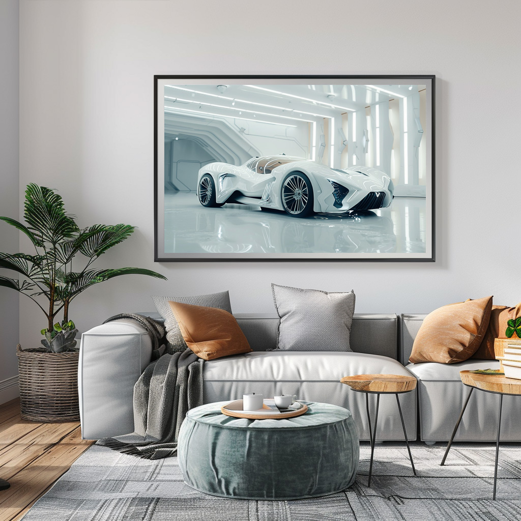 Poster: Hypermodernes Fahrzeug in coolem Design – Image 2