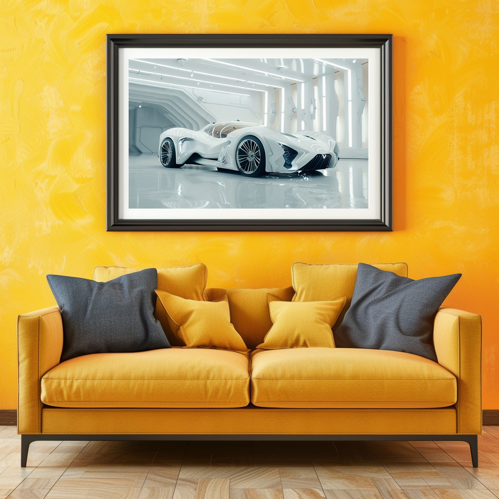 Poster: Hypermodernes Fahrzeug in coolem Design – Image 3