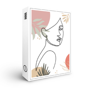 raxxa Premium-Puzzle: Frauenporträt