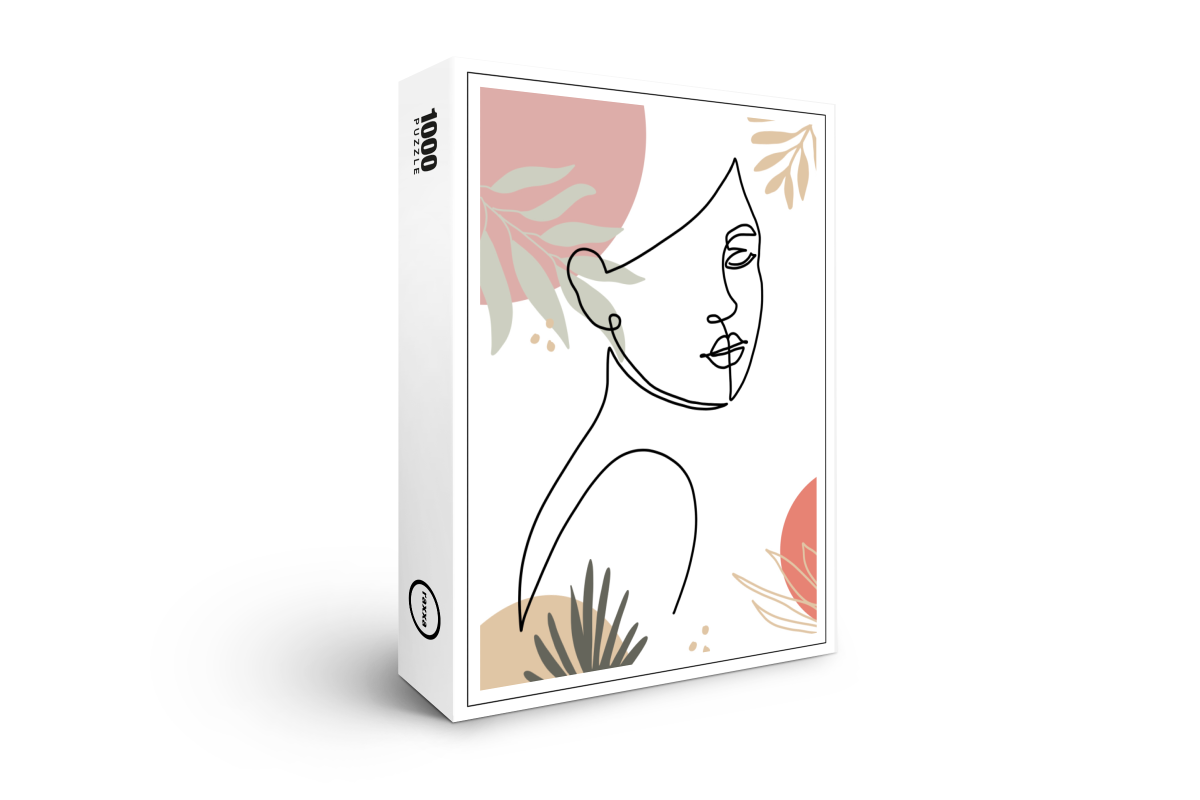 raxxa Premium-Puzzle: Frauenporträt