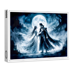 raxxa Premium-Puzzle: Vampire Love Under Moonlit Sky