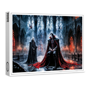 raxxa Premium-Puzzle: Vampires in Gothic Cathedral Hall