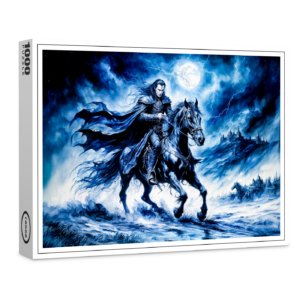 raxxa Premium-Puzzle: Vampire Knight Rides Through Stormy Night