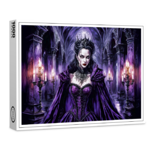 raxxa Premium-Puzzle: Vampire Queen in Gothic Castle