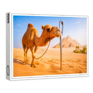 raxxa Premium-Puzzle: Camel Squeezing Through a Needle’s Eye