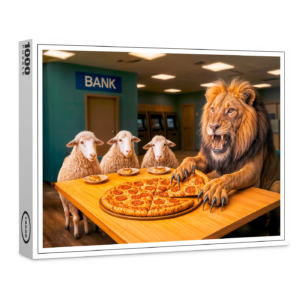 raxxa Premium-Puzzle: Lion Takes Lion’s Share of the Pizza