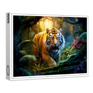 raxxa Premium-Puzzle: Majestic Tiger Chinese Zodiac Artistry