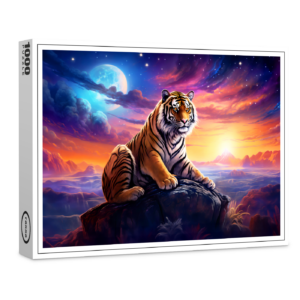 raxxa Premium-Puzzle: Majestic Tiger Chinese Zodiac Artistry