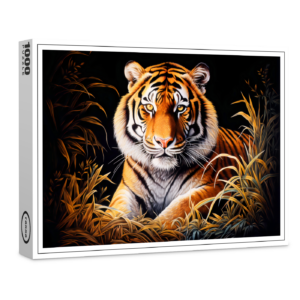 raxxa Premium-Puzzle: Majestic Tiger Chinese Zodiac Artistry