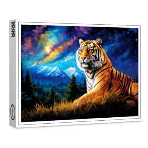 raxxa Premium-Puzzle: Majestic Tiger Chinese Zodiac Artistry