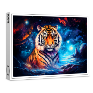 raxxa Premium-Puzzle: Majestic Tiger Chinese Zodiac Artistry