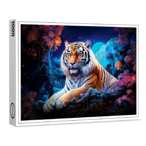 raxxa Premium-Puzzle: Majestic Tiger Chinese Zodiac Artistry