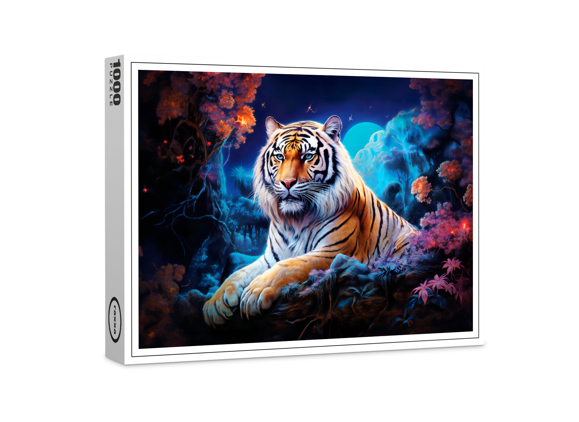 raxxa Premium-Puzzle: Majestic Tiger Chinese Zodiac Artistry