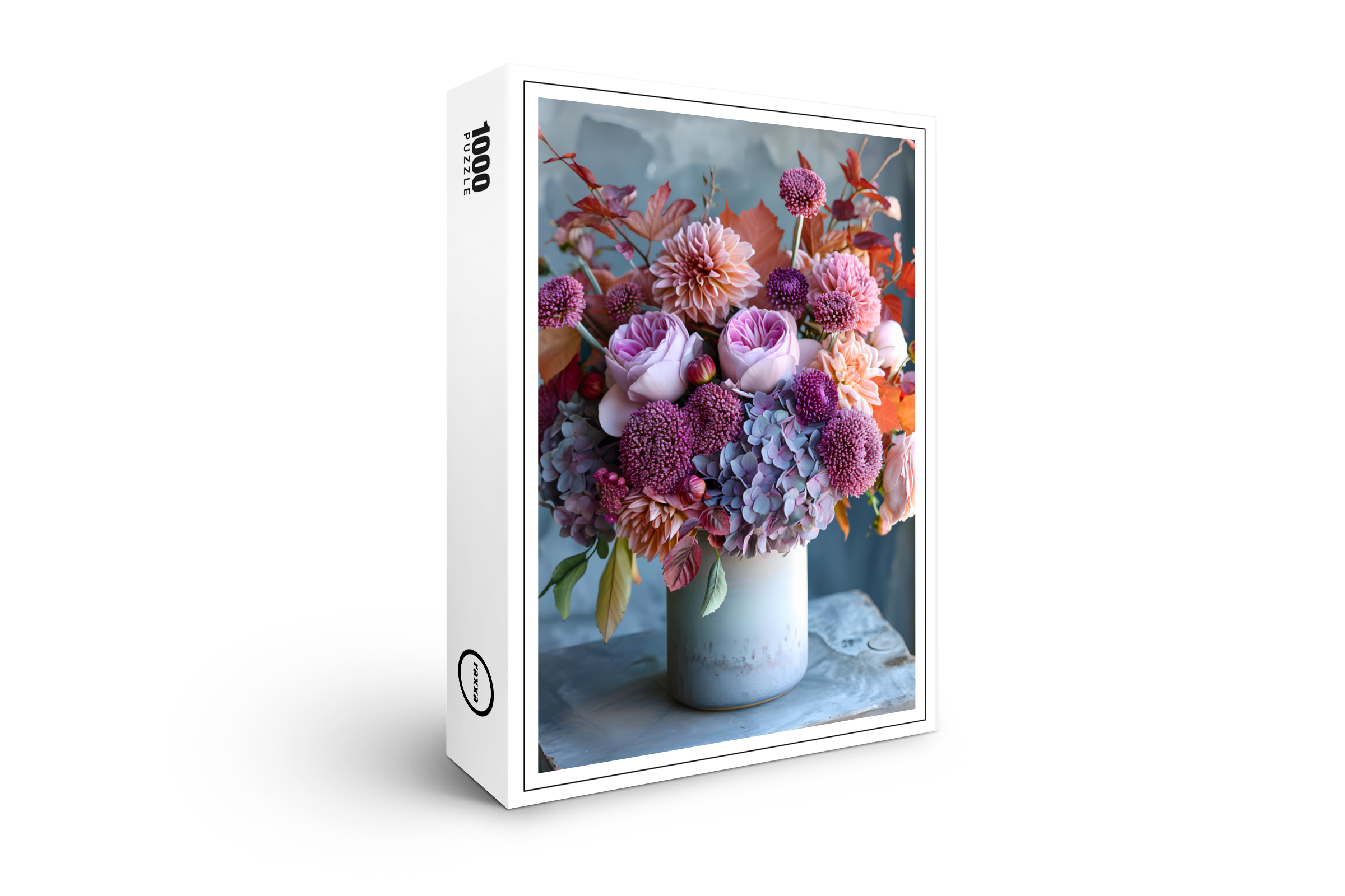 raxxa Premium-Puzzle: Colorful Summer Bouquet Still Life