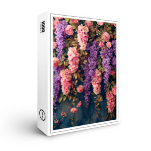 raxxa Premium-Puzzle: Wisteria Flower Cluster Still Life