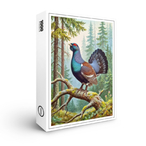 raxxa Premium-Puzzle: Auerhahn - europäischer Vogel