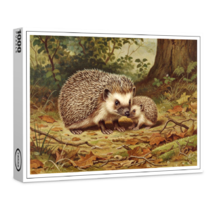 raxxa Premium-Puzzle: Igel mit Jungtier