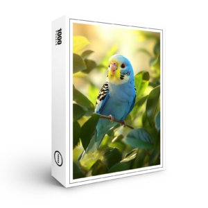 raxxa Premium-Puzzle: Blauer Wellensittich