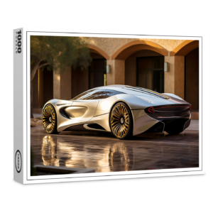 raxxa Premium-Puzzle: Cooler Sportwagen in der Stadt