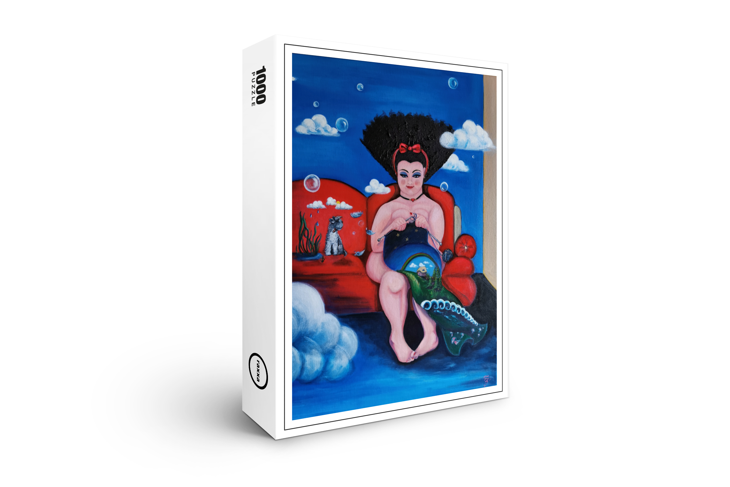raxxa Premium-Puzzle: Leises Glück a. d. Reihe WeibsBild