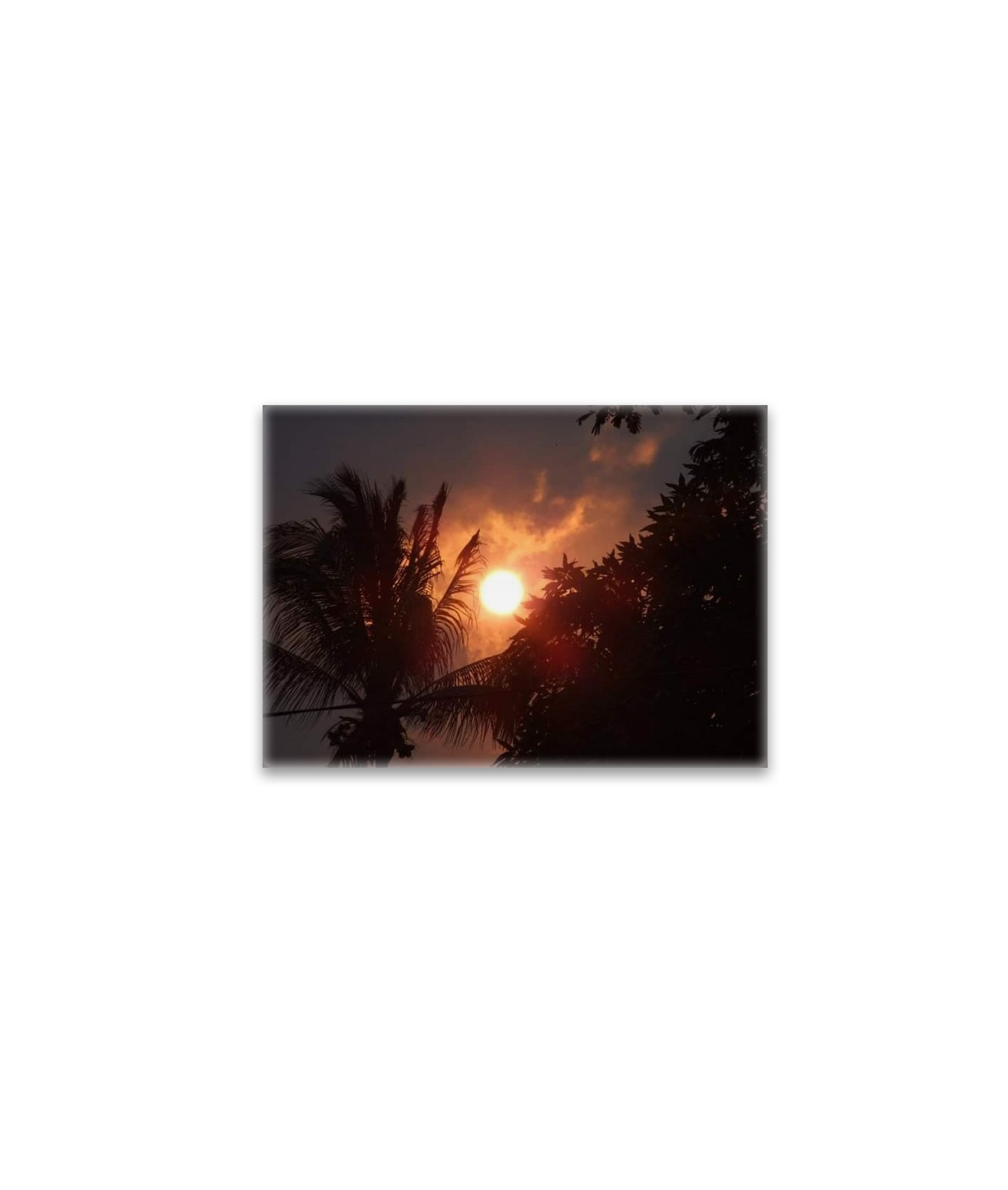 raxxa Glas-Magnet: Sonnenuntergang 1