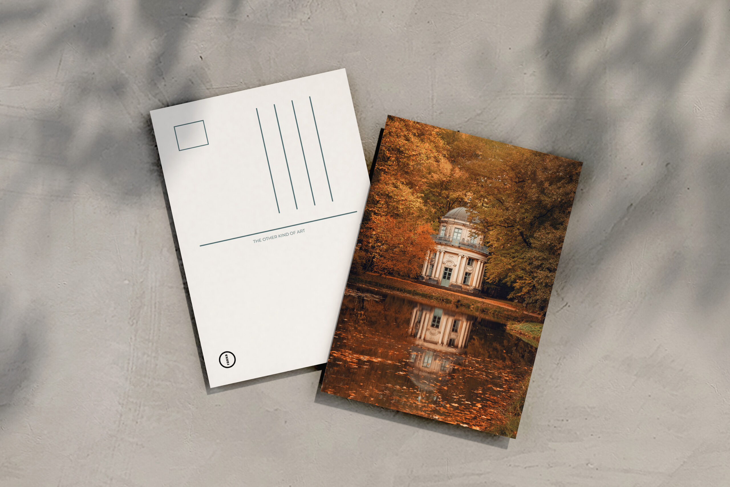 raxxa Postkarte: Herbst im Pillnitz Park