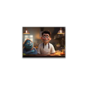 raxxa Glas-Magnet: Steve and Bill the cooks