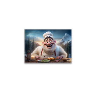 raxxa Glas-Magnet: Chef Koch