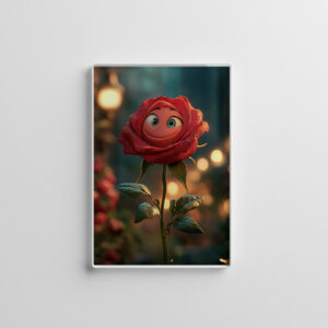 raxxa Glas-Magnet: Christrose