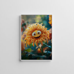 raxxa Glas-Magnet: Chrysantheme