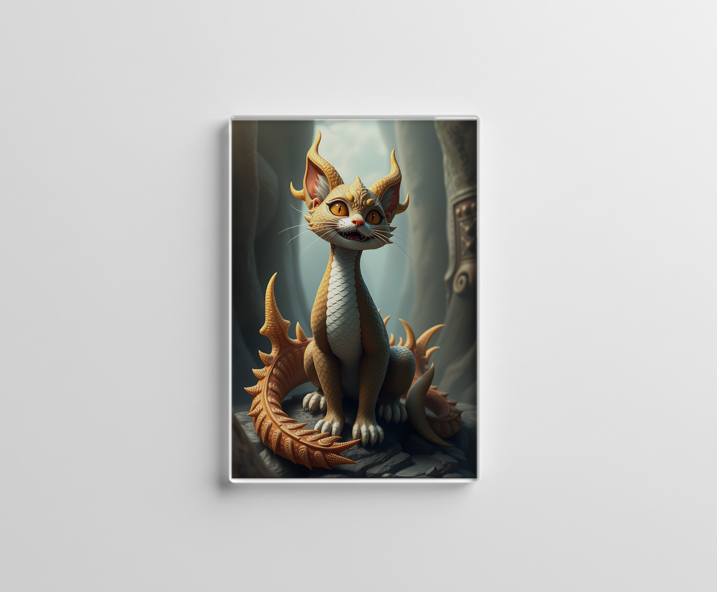 raxxa Glas-Magnet: Alduin the Dragon Cat
