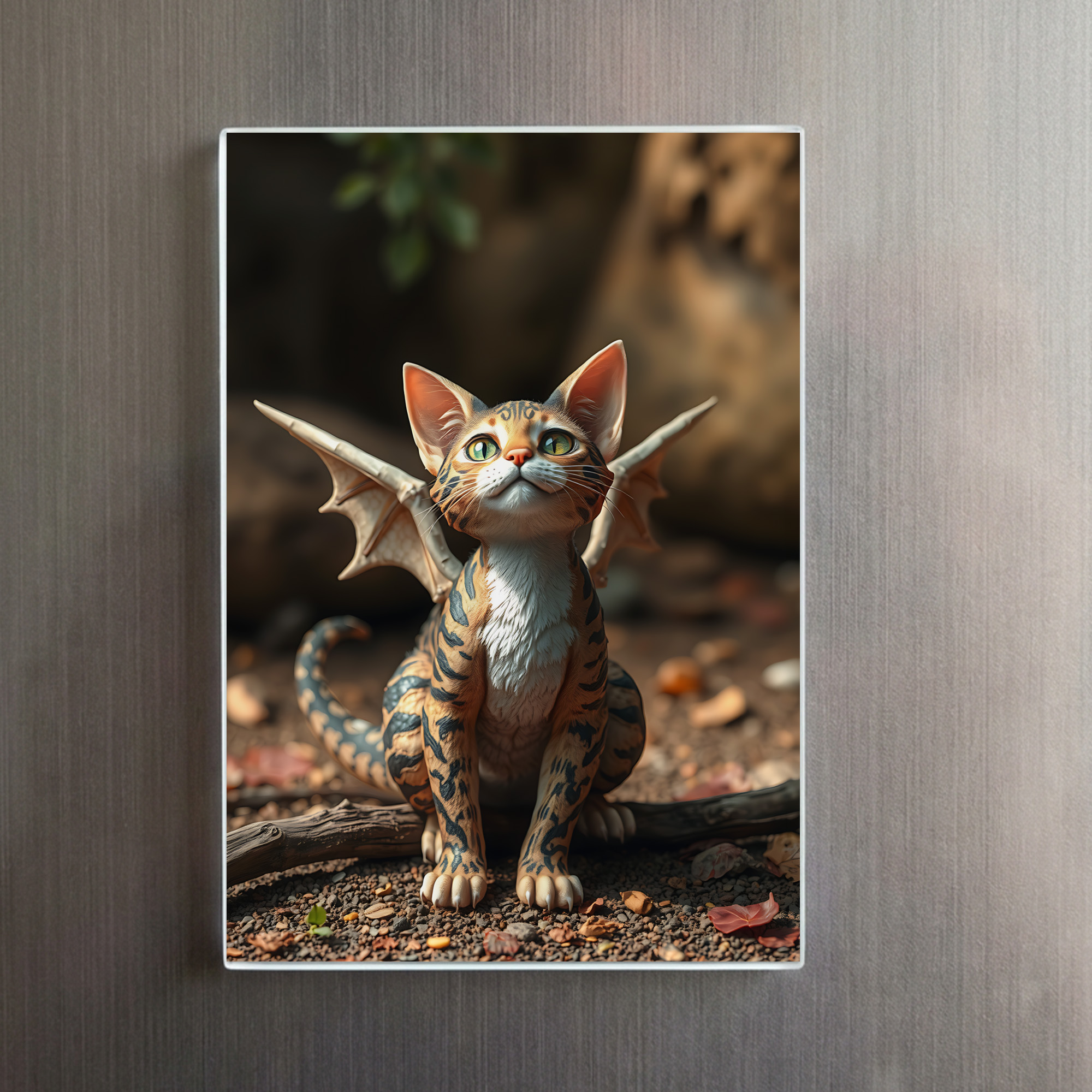 raxxa Glas-Magnet: Aido Hwedo Dragon Cat - Imagen 2