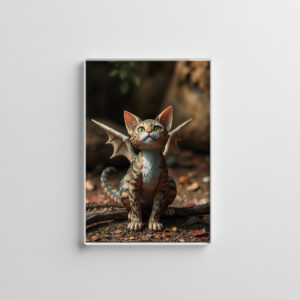 raxxa Glas-Magnet: Aido Hwedo Dragon Cat
