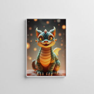 raxxa Glas-Magnet: Apsu the Dragon Cat