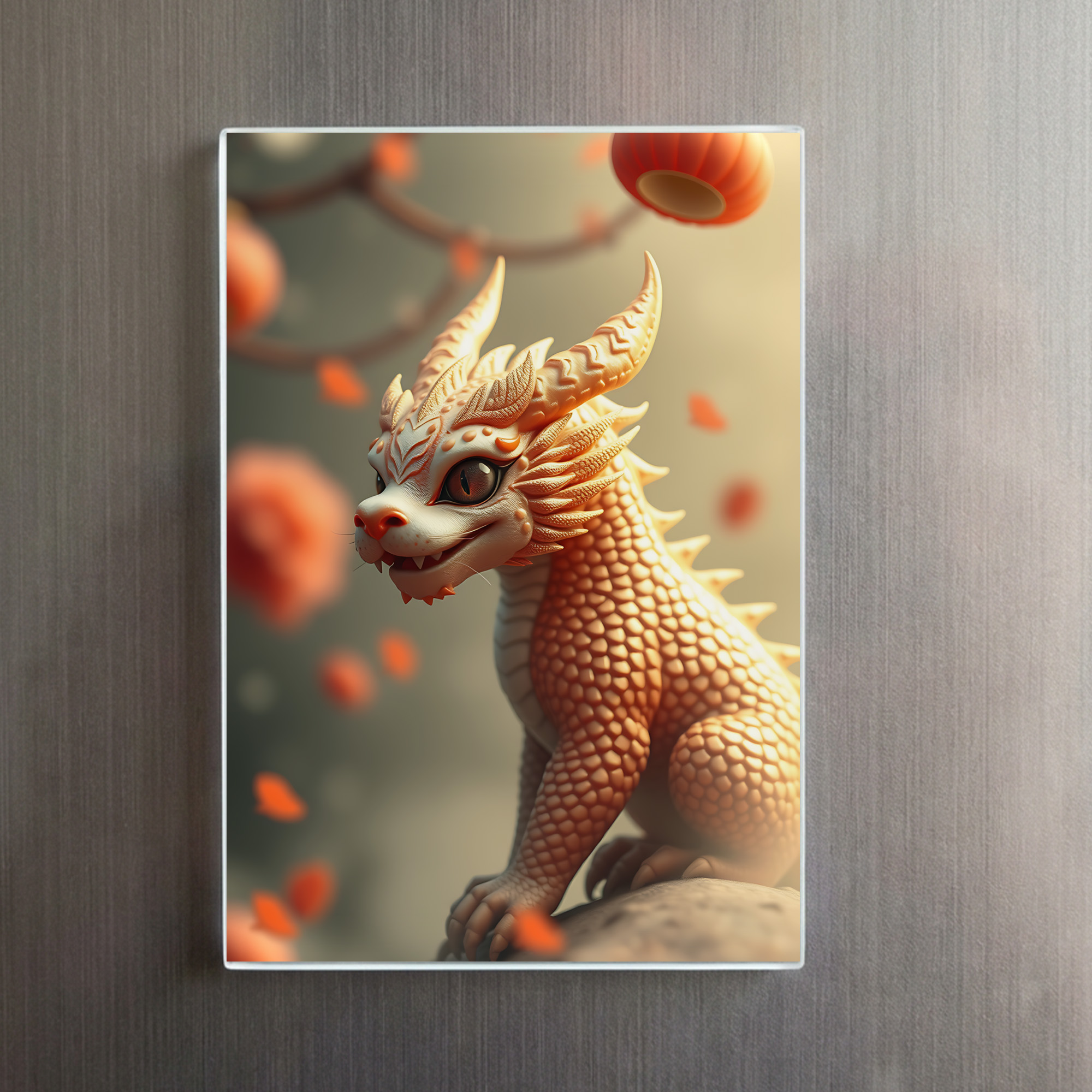 raxxa Glas-Magnet: Abraxas the Cragon Cat - immagine 2