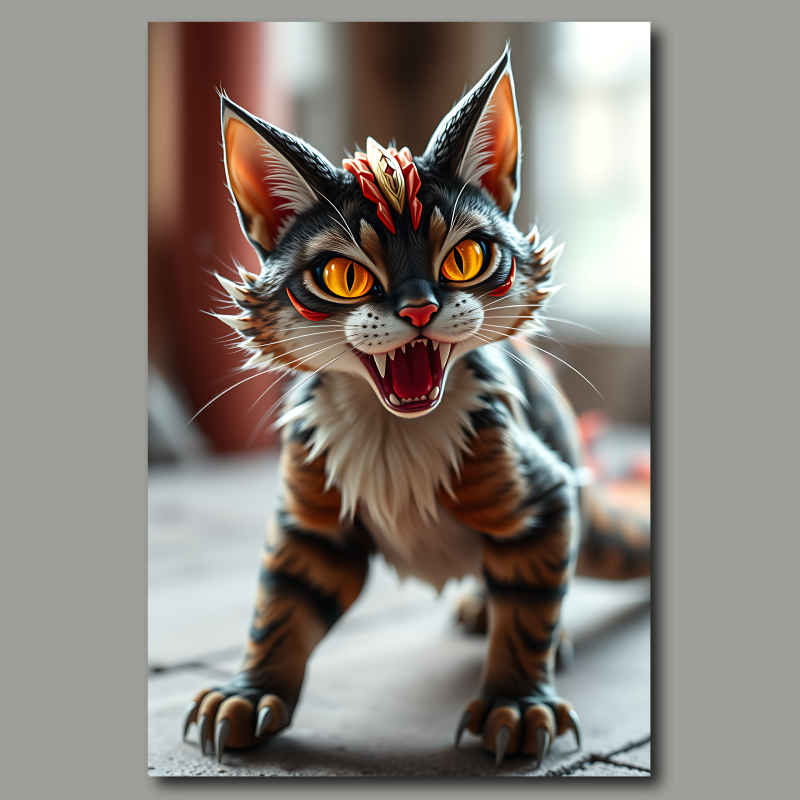 raxxa Canva: Akhekhu the Dragon Cat – Image 2