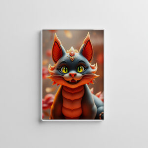 raxxa Glas-Magnet: Falkor the Dragon Cat