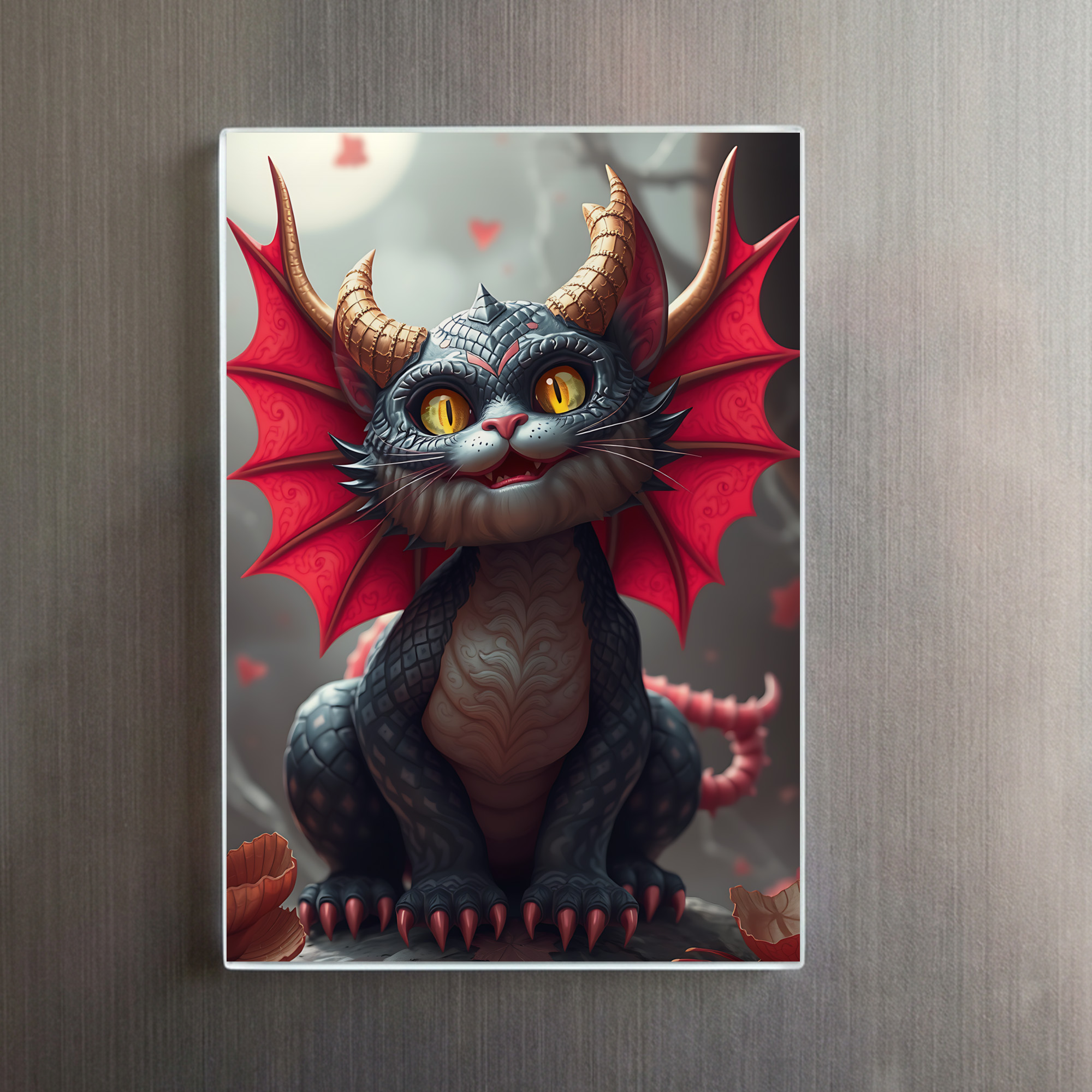 raxxa Glas-Magnet: Ananta Boga the Dragon Cat – Image 2
